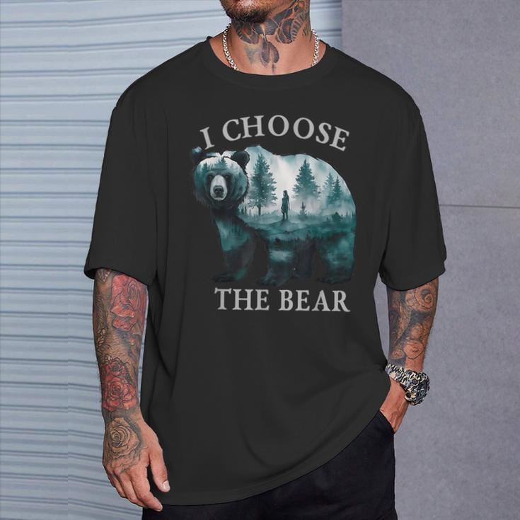 I Choose The Bear 2024 Bear In The Camp Trending T-Shirt Gifts for Him