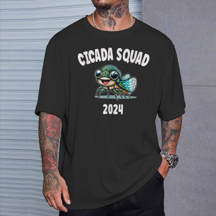 Cicada Squad 2024 Periodical Cicada Lover T-Shirt Gifts for Him