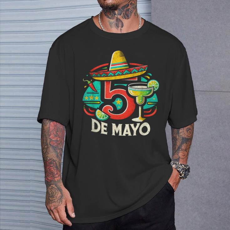 Cinco De Mayo 5 De Mayo Mexican Fiesta T-Shirt Gifts for Him