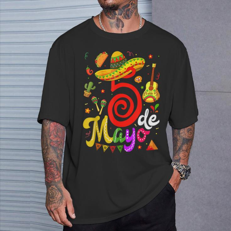 Cinco De Mayo Fiesta Surprise Camisa 5 De Mayo Viva Mexico T-Shirt Gifts for Him