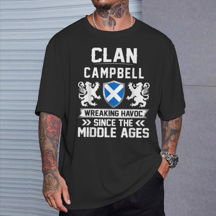 Clan Campbell Scottish Family Scotland Fathers T-Shirt Gifts for Him