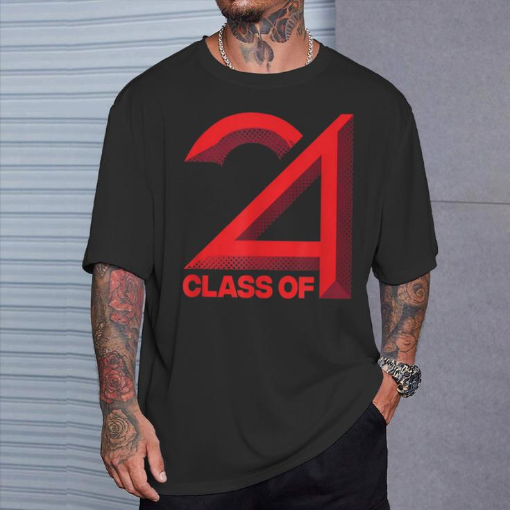 Class Of 2024 Graduation Senior High School College T-Shirt Gifts for Him