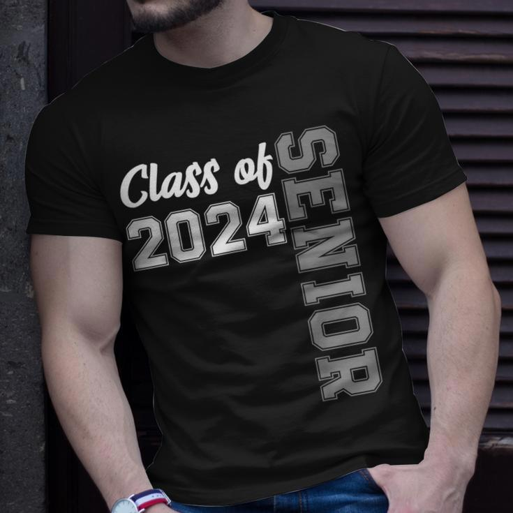 Class Of 2024 Senior 24 High School Graduation Party T-Shirt Gifts for Him