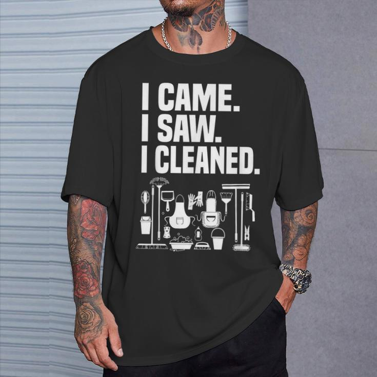 Cleaning House Cleaner And Housekeeper T-Shirt Gifts for Him