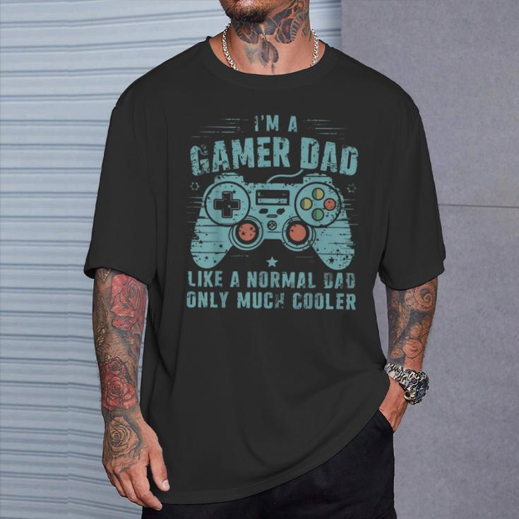Cool Gamer Dad For Father Gaming Computer Video Gamers T-Shirt Gifts for Him