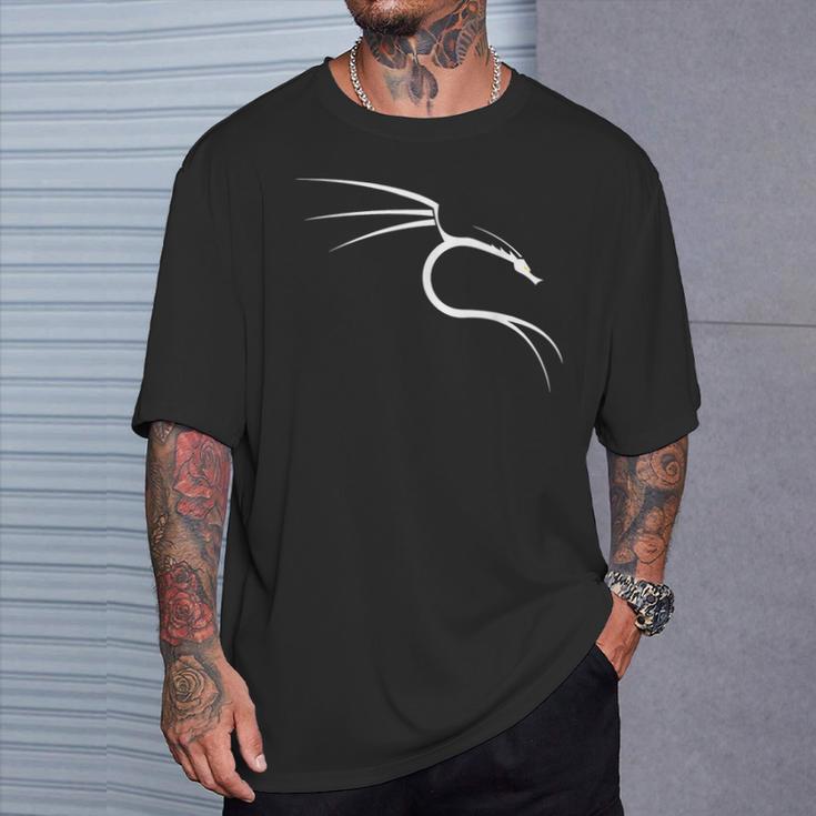 Cool Kali Linux Dragon Hacker Camiseta unisex Regalos para él