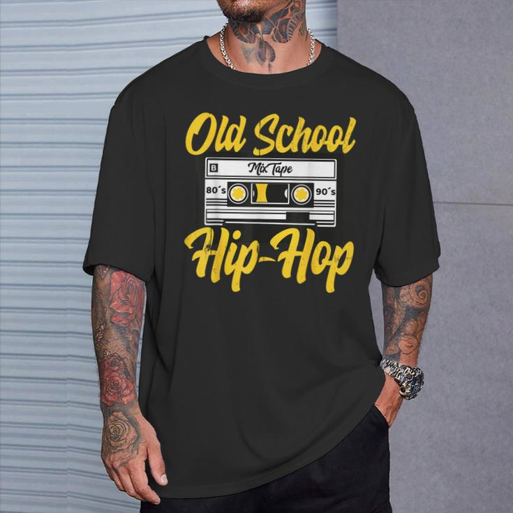 Cool Retro Old School Hip Hop 80S 90S Mixtape Cassette T-Shirt Geschenke für Ihn