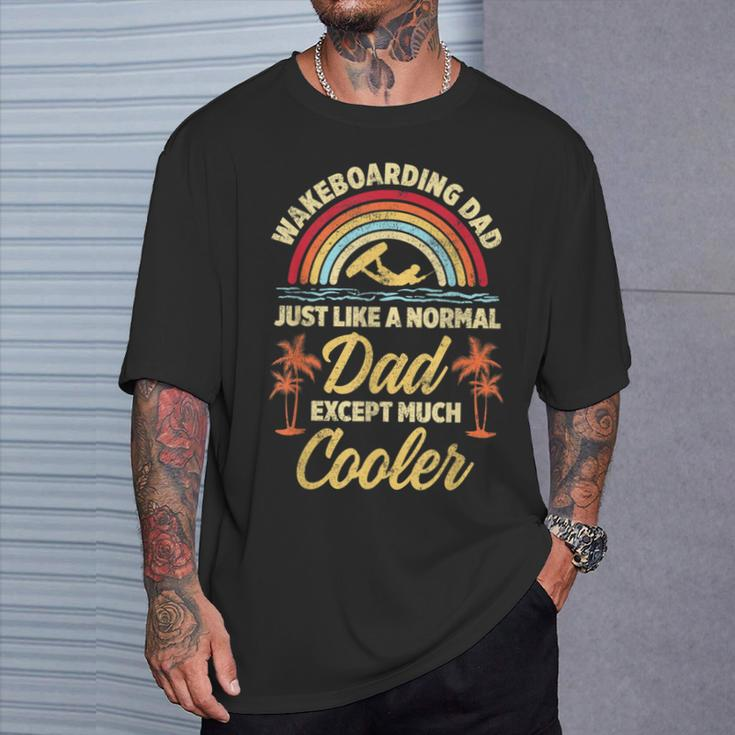Cool Wakeboarding Dad T-Shirt Gifts for Him