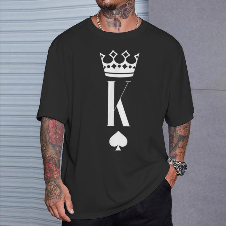 Couple Matching His And Her For King Of Spade T-Shirt Gifts for Him
