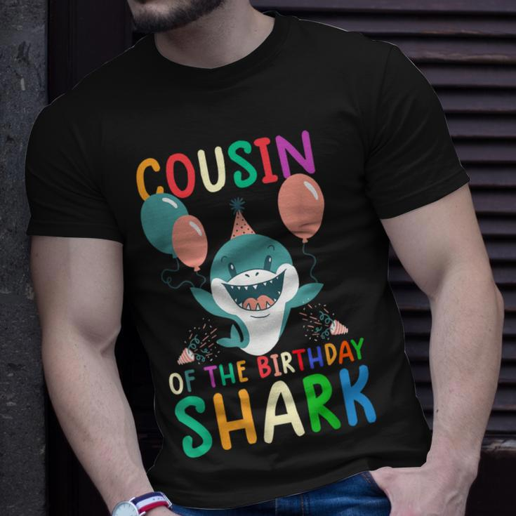 Cousin Of The Birthday Shark Birthday Family Matching T-Shirt Gifts for Him