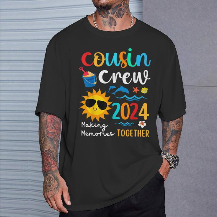 Cousin Crew 2024 Summer Vacation Beach Family Trips Matching T-Shirt Gifts for Him