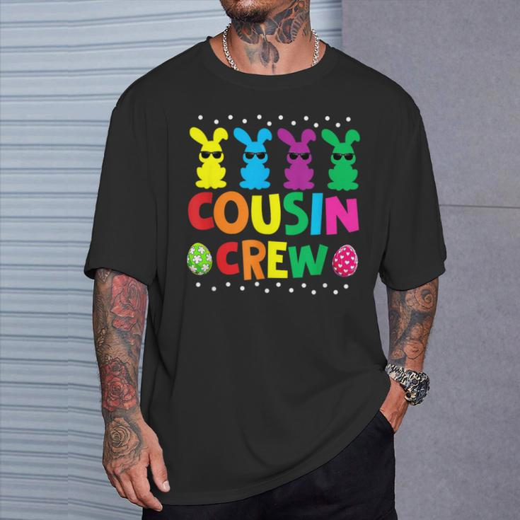 Cousin Crew Bunny Rabbit Easter Day Eggs Hunting Squad T-Shirt Gifts for Him