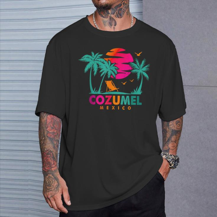 Cozumel Mexico Beach Vacation Spring Break Honeymoon T-Shirt Gifts for Him