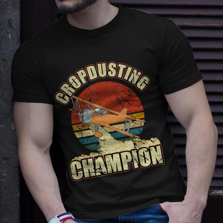 Cropdusting Champion Vintage Gag For Men T-Shirt Gifts for Him
