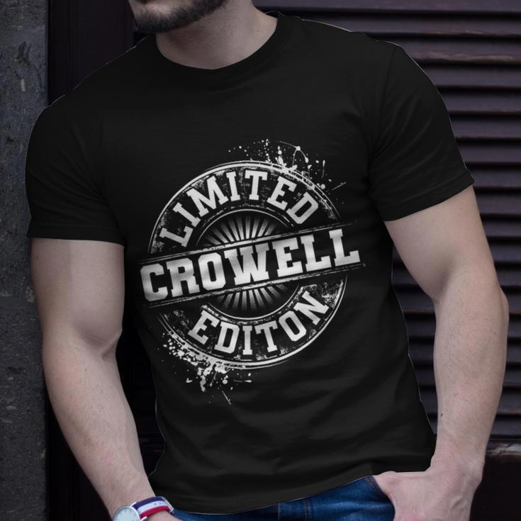 Crowell Surname Family Tree Birthday Reunion Idea T-Shirt Gifts for Him