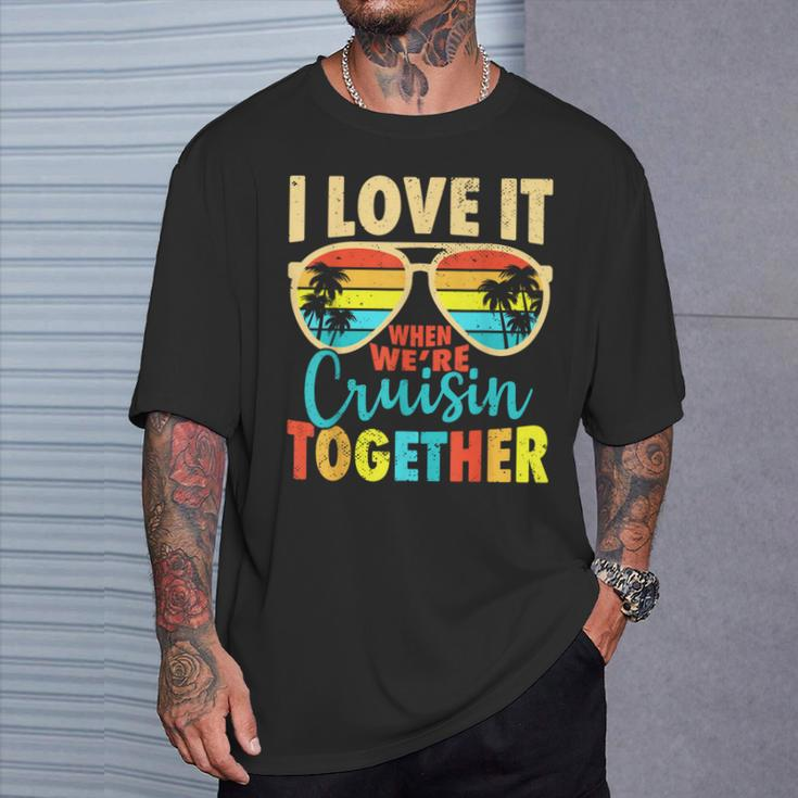 Cruise Ship Vacation Friends Couples Girls-Trip Women T-Shirt Gifts for Him