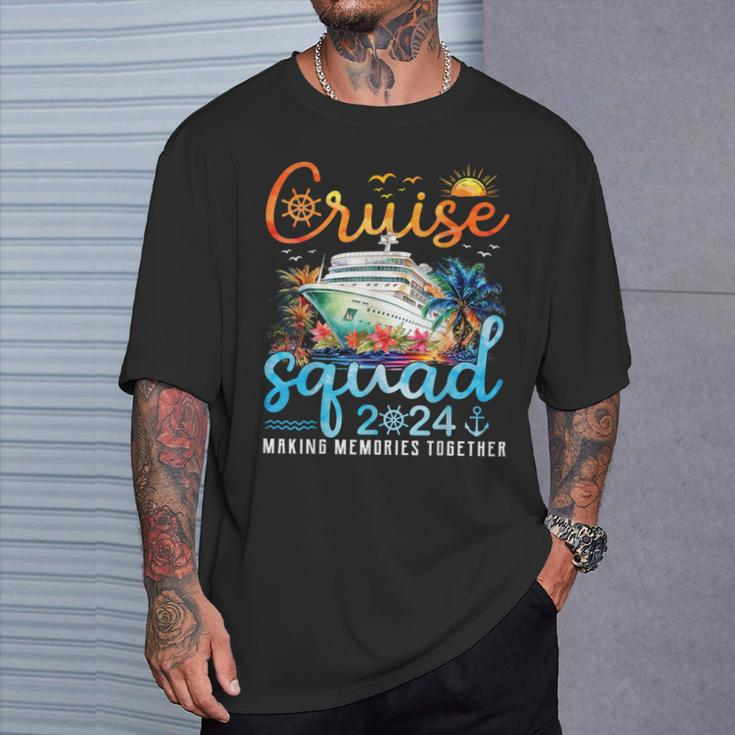 Cruise Squad 2024 Family Group Matching Summer Vacation T-Shirt Gifts for Him