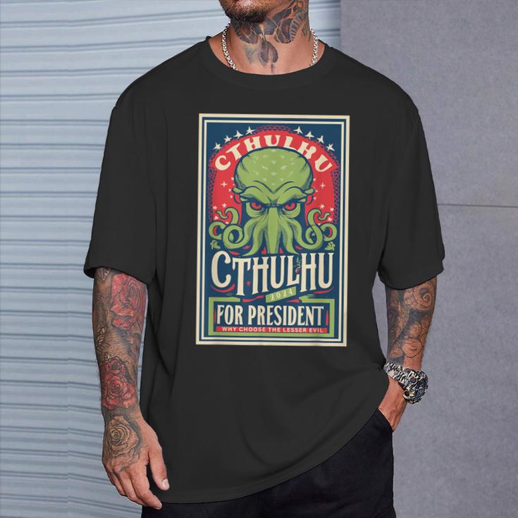 Descarga Vector De Diseño De Camiseta De Monstruo De Cthulhu
