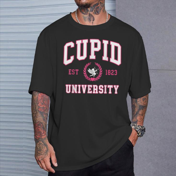 Cupid Est 1823 University Valentine’S Day Couple Boys Girls T-Shirt Gifts for Him
