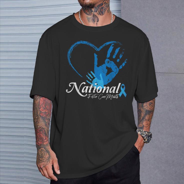 Cute National Foster Care Awareness MonthT-Shirt Gifts for Him