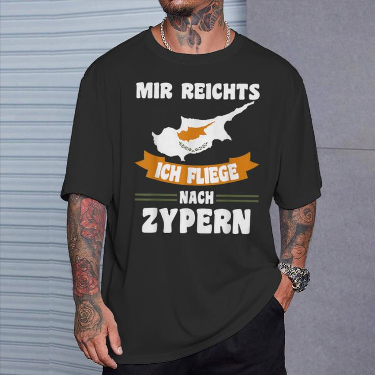 With Cyprus Flag Mir Reichts Ich Fliege Nach Zyprrus Motif T-Shirt Geschenke für Ihn