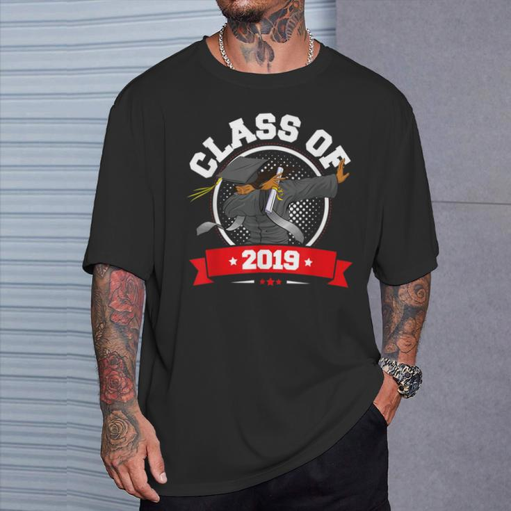 Dabbing Graduation Class Of 2019 Black T-Shirt Gifts for Him