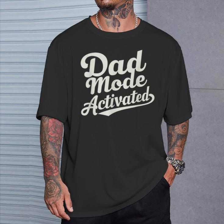Dad Life Dad Mode Activated Quote Father's Day Dad Bod T-Shirt Gifts for Him