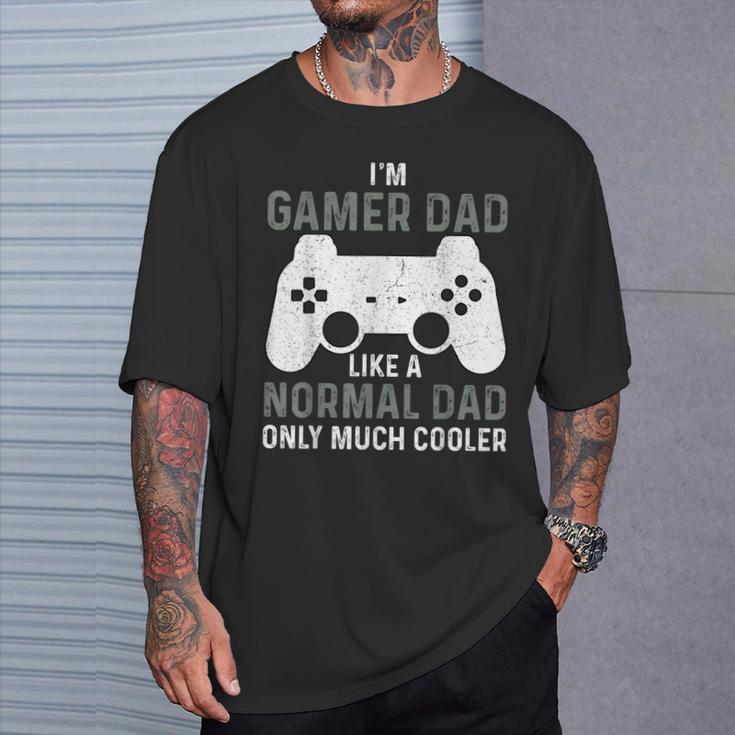 My Dad Video Games First Father's Day Presents For Gamer Dad T-Shirt Gifts for Him