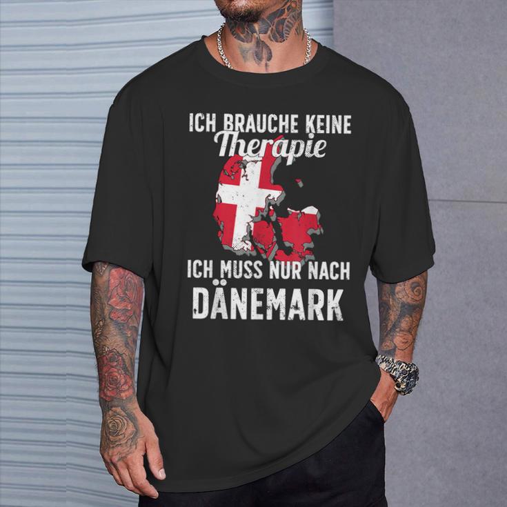 Danish Flag I Denmark Holiday I Denmark T-Shirt Geschenke für Ihn