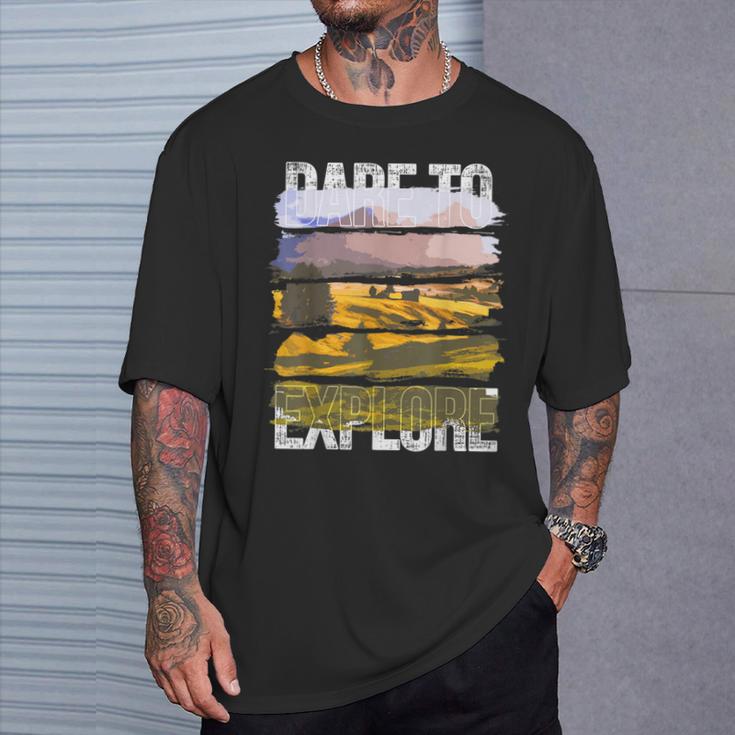 Dare To Explore Meadows T-Shirt Gifts for Him