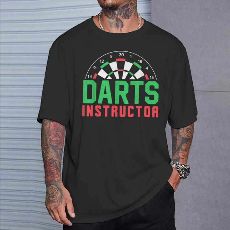 Dartlehrer Hobby-Dartspieler Niedlich T-Shirt Geschenke für Ihn