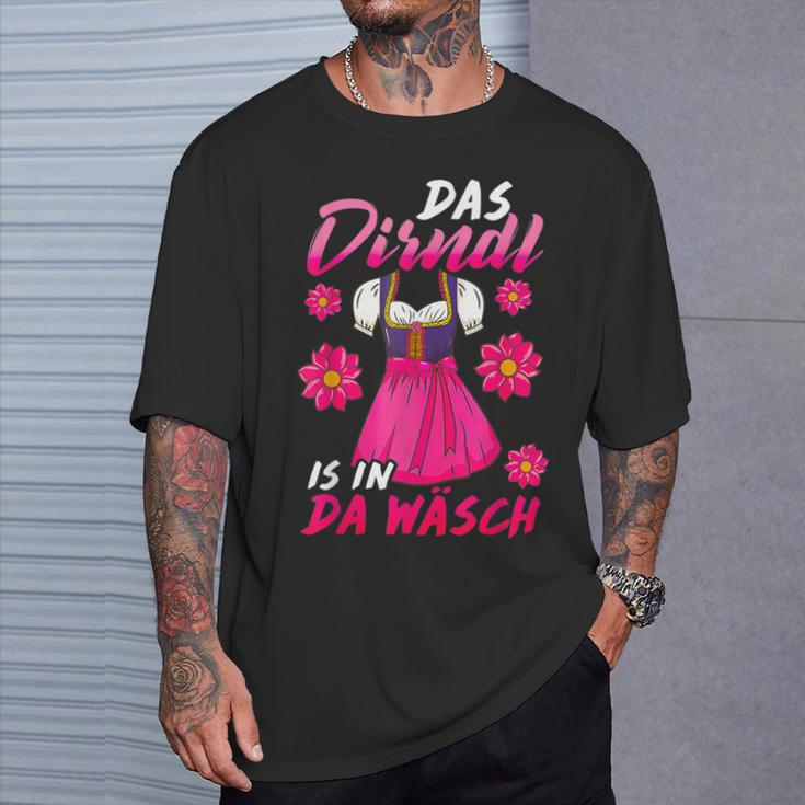 Das Dirndl Is In Da Wäsch I Volksfest Bavaria S T-Shirt Geschenke für Ihn