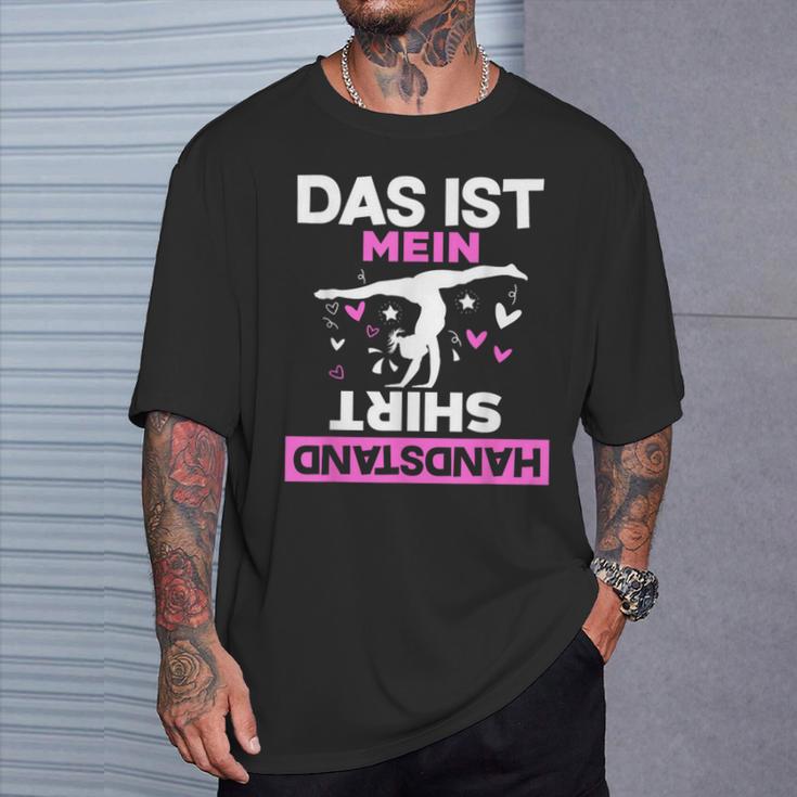 Das Ist Mein Handstand Gymnast T-Shirt Geschenke für Ihn