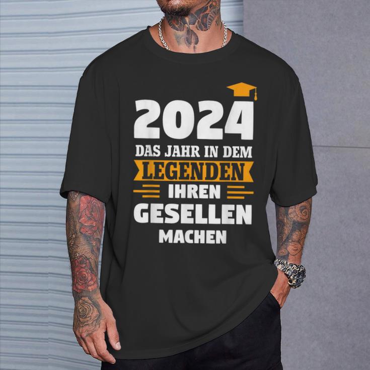 Das Jahr In Dem Leggenden Gesellen Gesellenprüfung T-Shirt Geschenke für Ihn