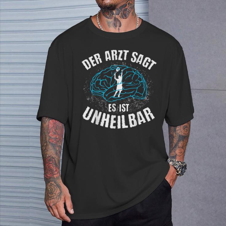 Der Arzt Sagt Es Ist Unheilbar Tennis T-Shirt Geschenke für Ihn