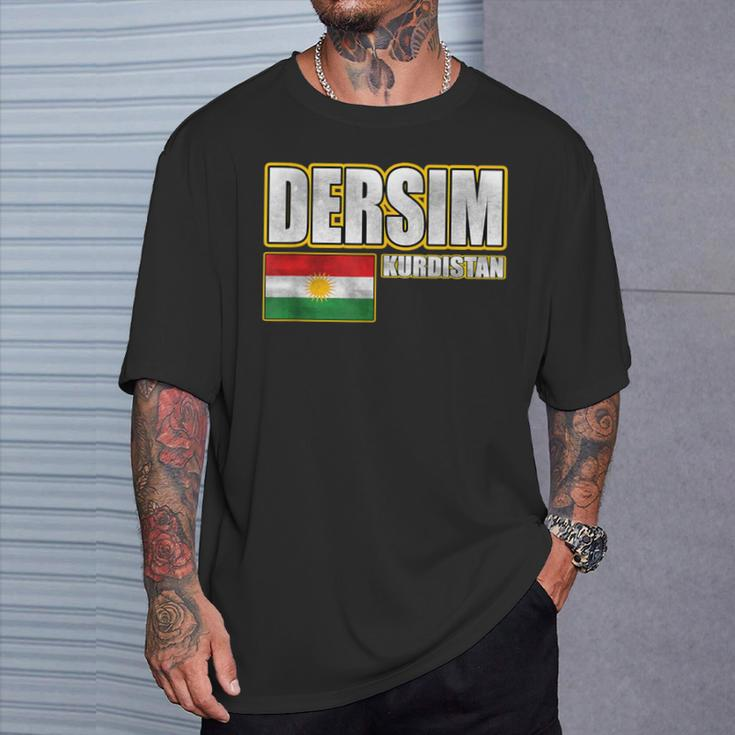 Dersim Kurdistan Flag Free Kurdistan Dersim T-Shirt Geschenke für Ihn