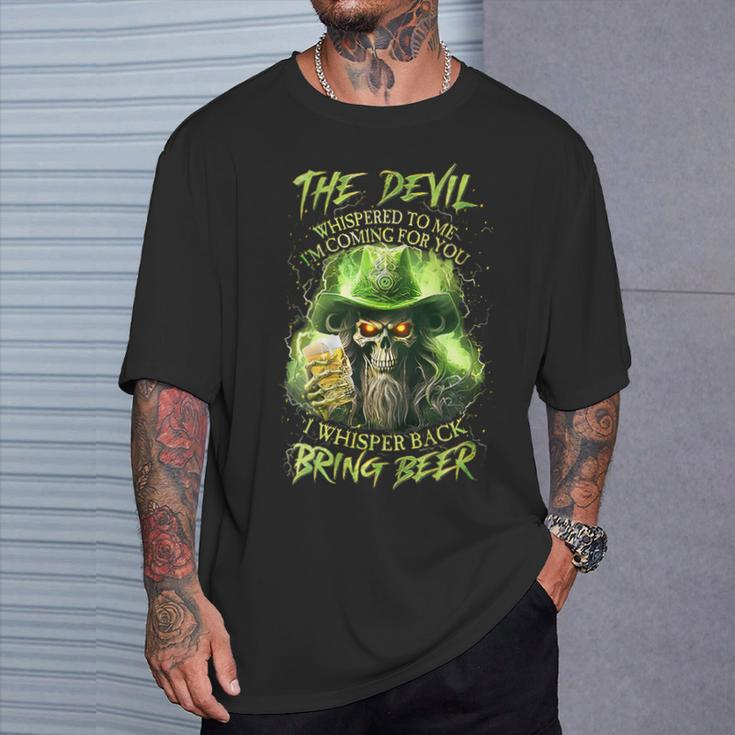 The Devil Whispered To Me I'm Coming For You T-Shirt Gifts for Him