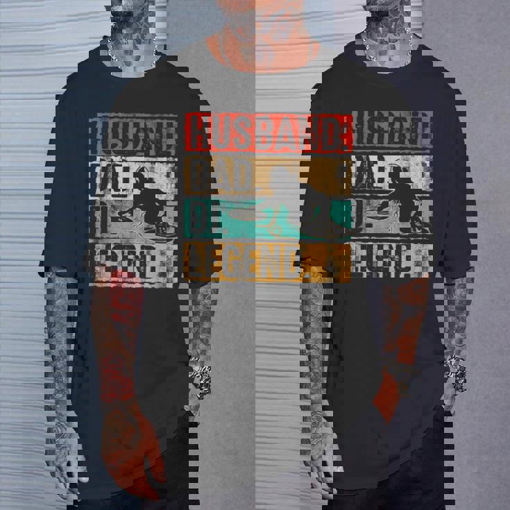 Día Del Padre Marido Papá Dj Leyenda Dj Disco Jockey Música Camiseta unisex Regalos para él