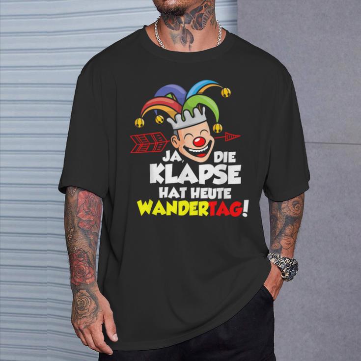 Die Klapse Hat Wandertag T-Shirt Geschenke für Ihn