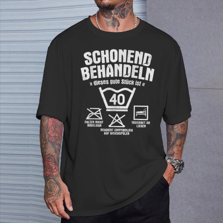 Dieses Gute Stück Ist 40 Schonend Treateln 40Th Birthday T-Shirt Geschenke für Ihn