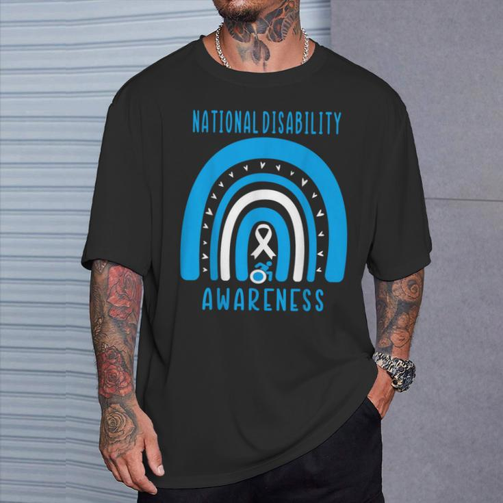 Disability Employment Awareness Month Disability Pride Month T-Shirt Gifts for Him