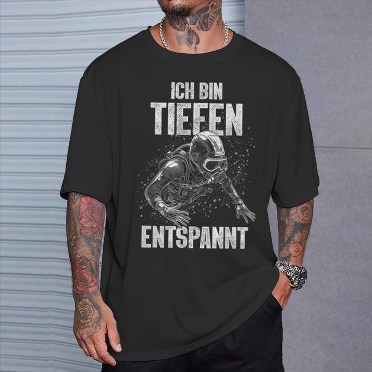 Diving Ich Bin Tief Rela T-Shirt Geschenke für Ihn