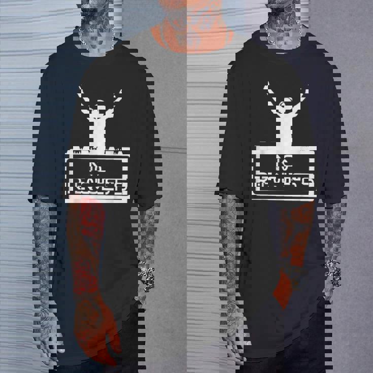 Dj Sin Peticiones Cool Dj Gear S Dj De Música Deejay Camiseta unisex Regalos para él