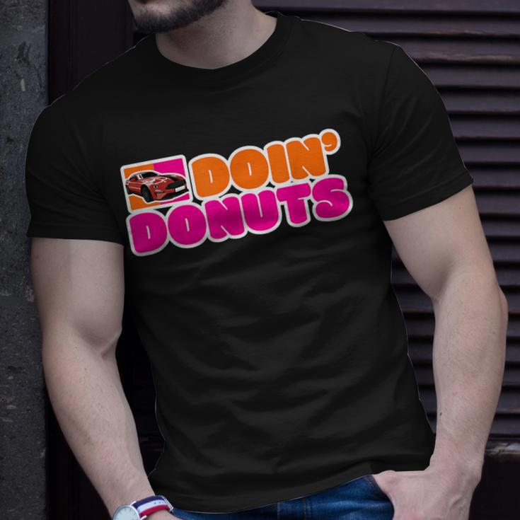 Doin' Donuts Car Lover Car Racing Turbo Drift Car Racer T-Shirt Gifts for Him