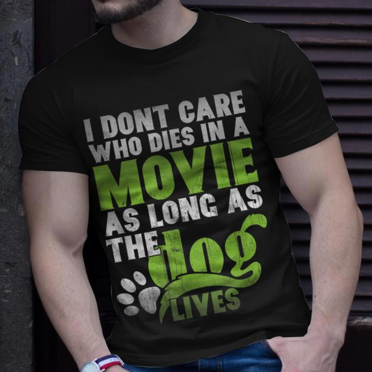 I Don' Care Who Dies In A Movie Printer Machine T-Shirt Gifts for Him