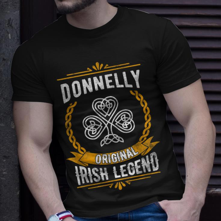 Donnelly Irish Name Vintage Ireland Family Surname T-Shirt Gifts for Him