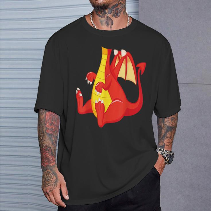 Dragon Red Dragon Costume T-Shirt Gifts for Him