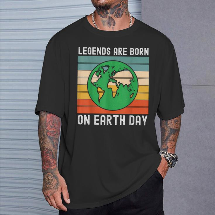 Earth Day Is My Birthday Earth Day Birth Day Party Women T-Shirt Gifts for Him