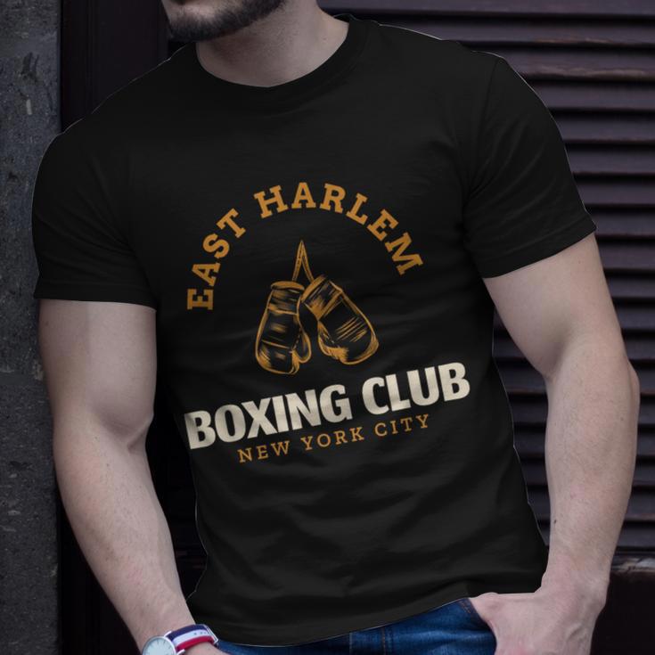 East Harlem New York City Boxing Club Boxing T-Shirt Gifts for Him