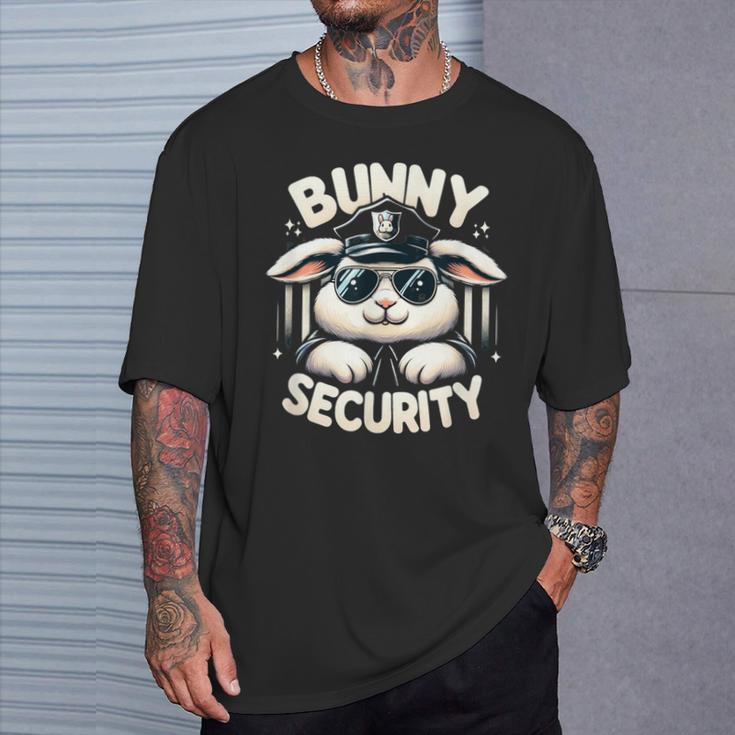 Easter Bunny Security Guard Cute & Egg Hunt T-Shirt Gifts for Him